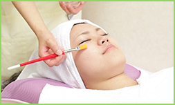 ケミカルピーリング施術写真