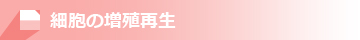 細胞の増殖再生