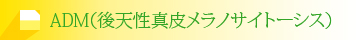 後天性真皮メラノサイトーシス(ADM)